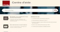 Desktop Screenshot of aide.lecho.be